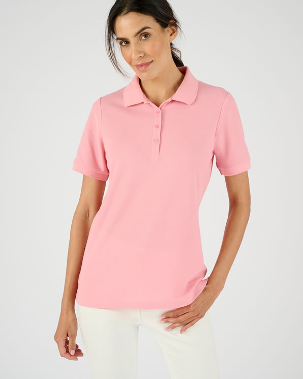 Polo in piquétricot, katoenmix