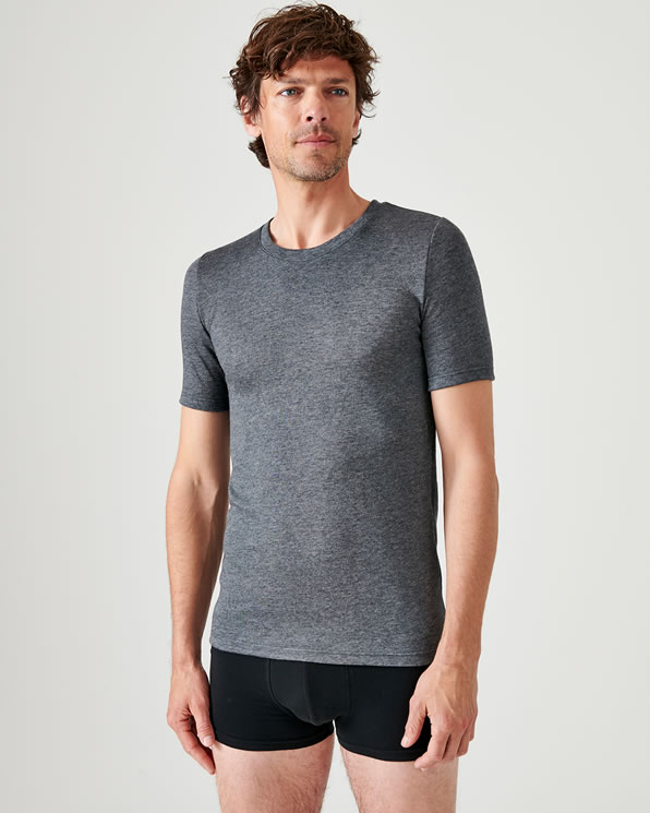 Dubbelzijdig T-shirt met V-hals Thermolactyl