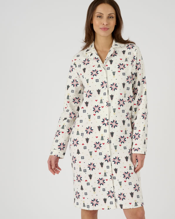 Slipdress puur katoen flanel
