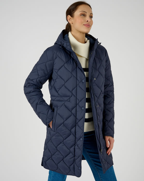 Parka longue matelassée doublée Thermolactyl