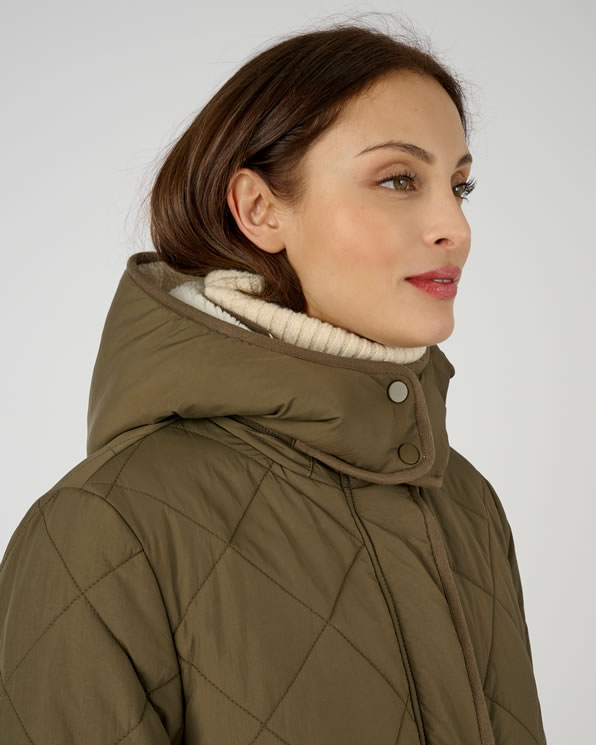 Parka longue matelassée doublée Thermolactyl