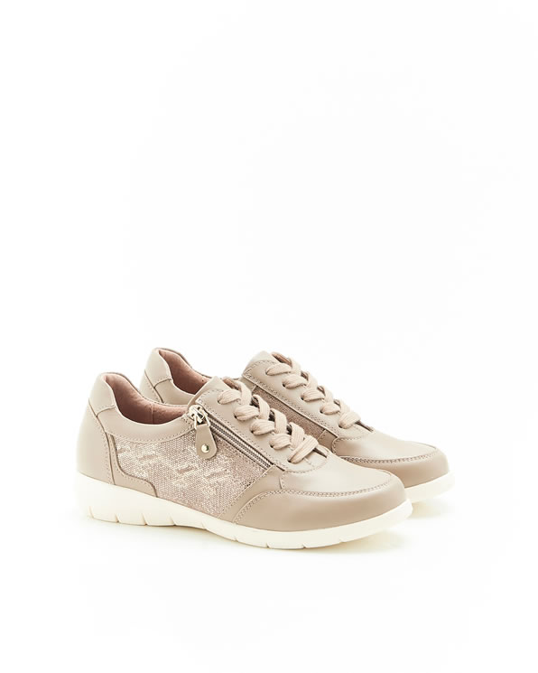 Derby schoenen iriserend Amortyl