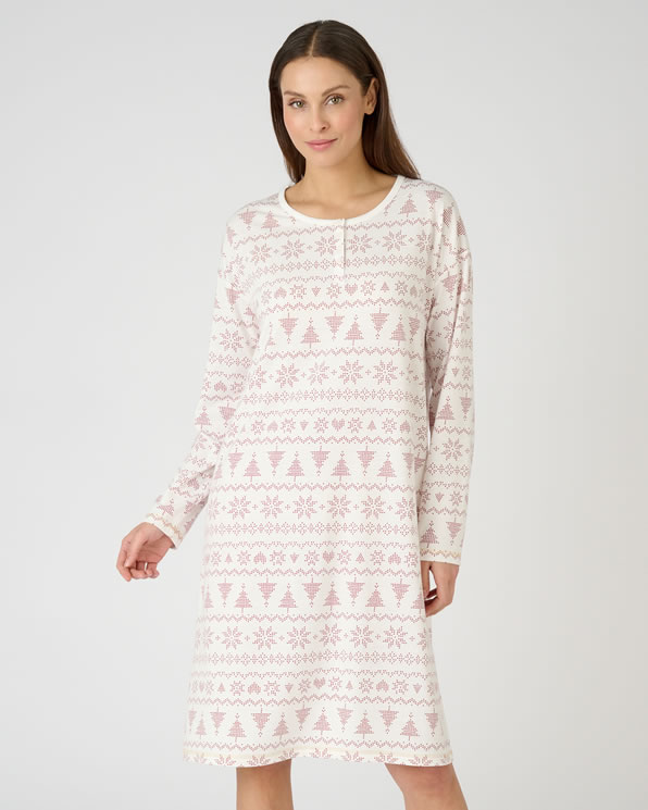Chemise de nuit en maille Thermolactyl