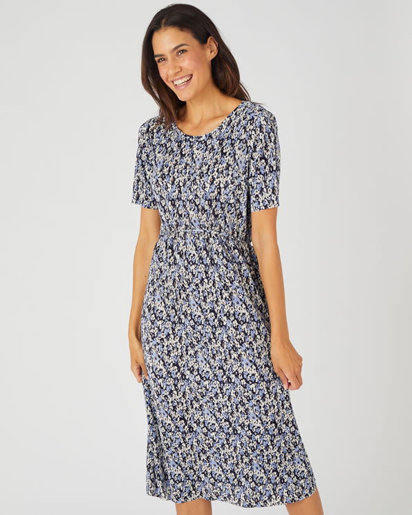 Robe maille plissée