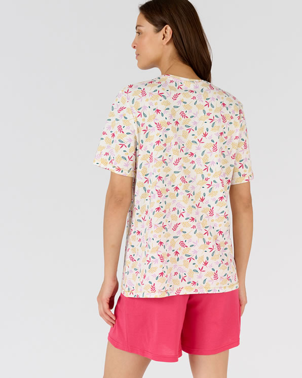 Pyjashort pur coton peigné