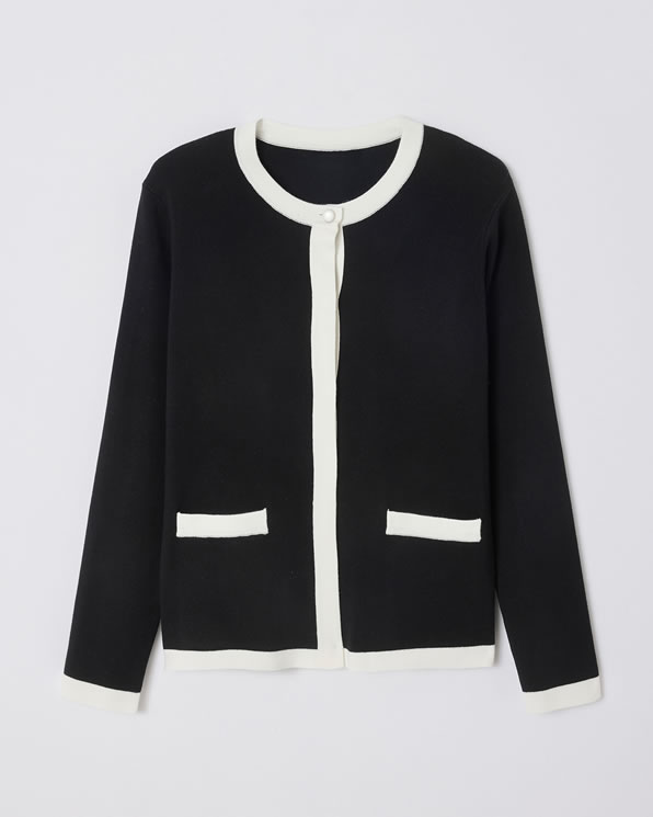 Tweekleurig vest