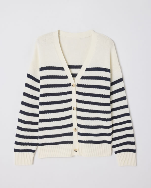 Vest, effen of met marinièrestreep