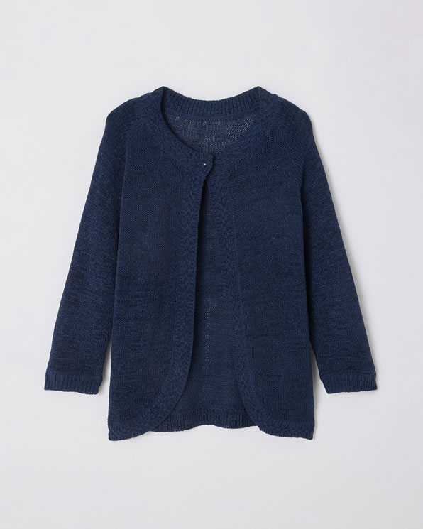 Gilet-boléro maille ruban