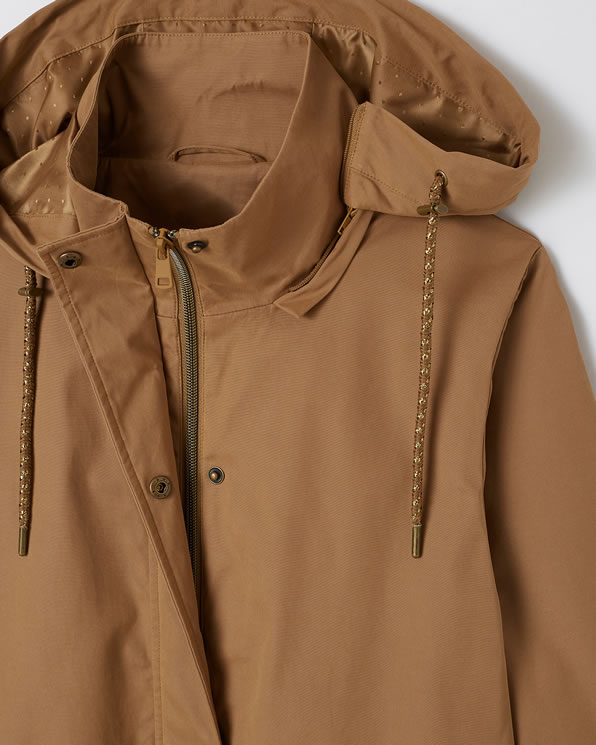 Fluweelzachte parka