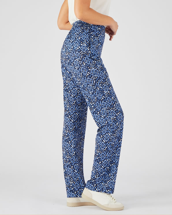 Pantalon maille crêpe