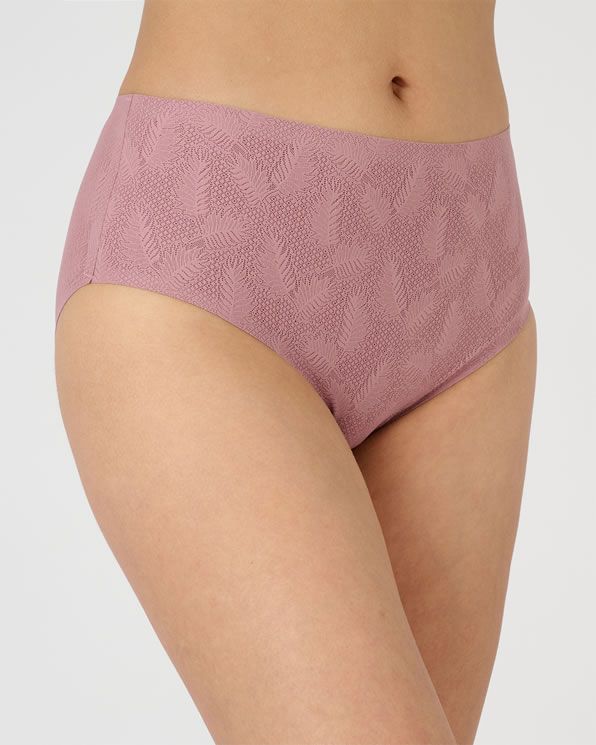 Midi-slip met kanteffect