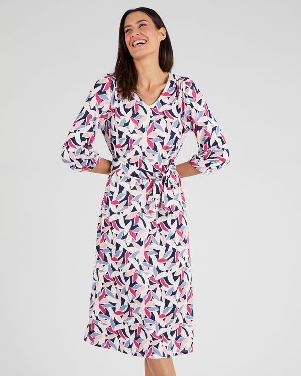 Jurk van warm tricot