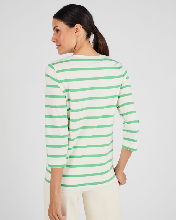 T-shirt rayé pur coton