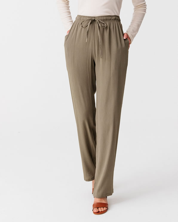 Pantalon crépon léger