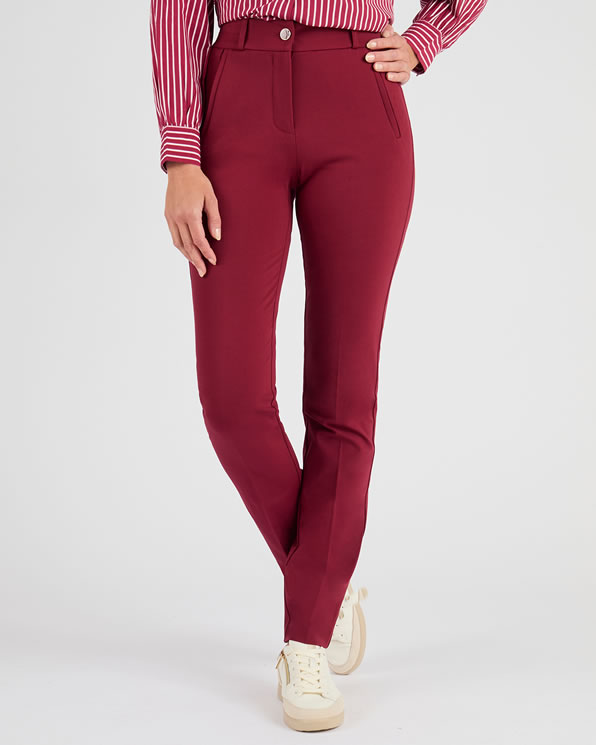 Broek van milanotricot bi-elastisch Perfect Fit by Damart