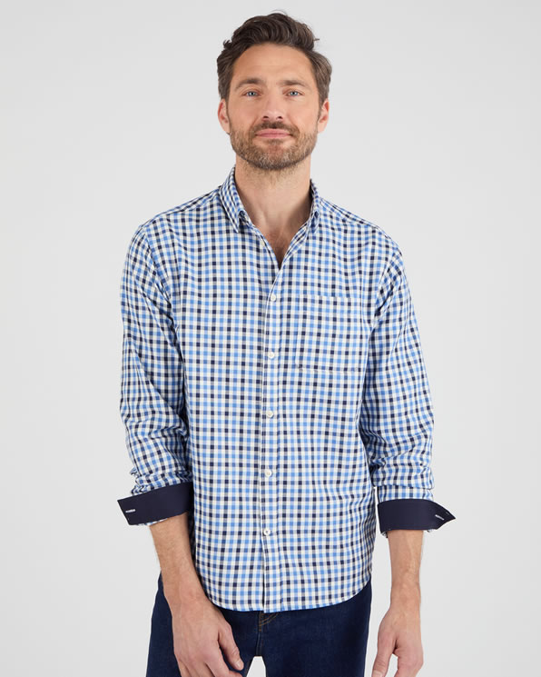 Chemise à carreaux