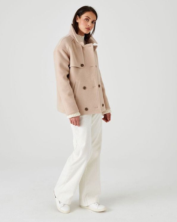 Manteau laine mélangée doublé Thermolactyl®