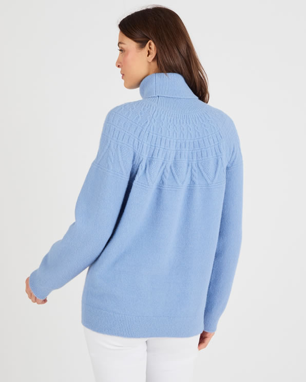 Trui tricot met siersteek Thermolactyl