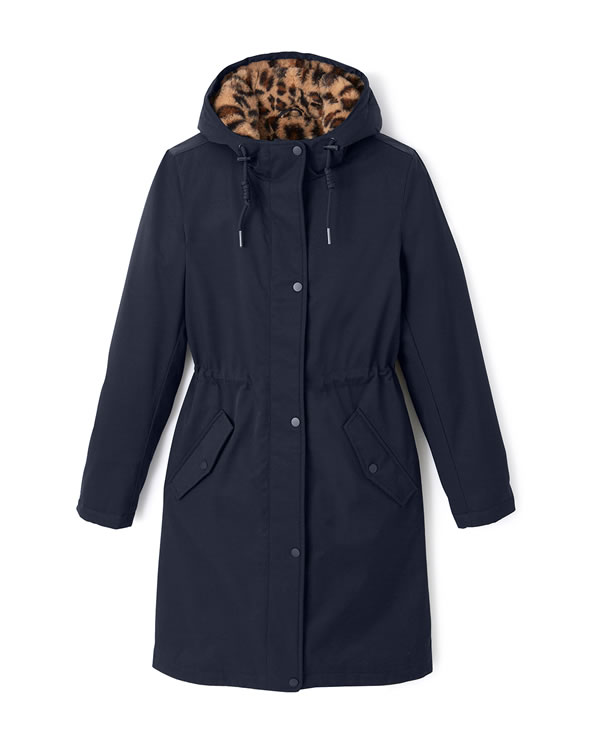 Parka motif animalier Thermolactyl
