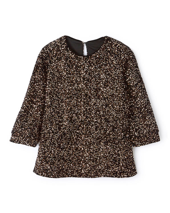 Blouse met pailletten