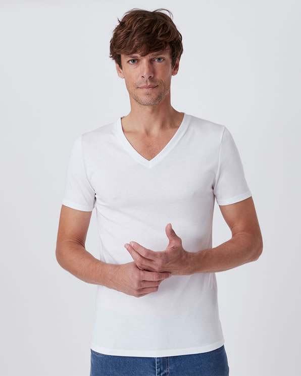 T-shirt met V-hals Climatyl