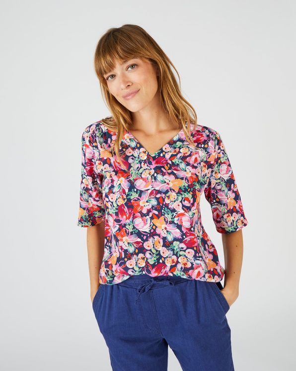 Blouse crêpe
