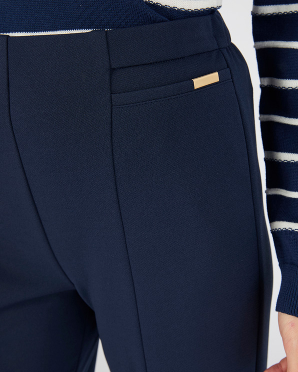 Wijde broek klassiek tricot