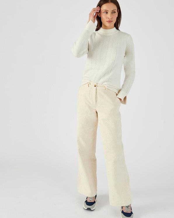 Pull in donzig fantasietricot, gerecycleerde vezels