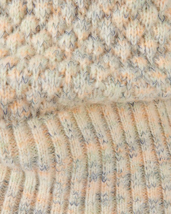 Pull maille multicolore