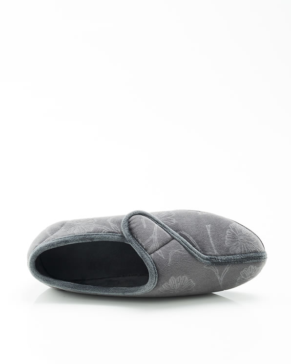 Pantoffel met velcro-sluiting
