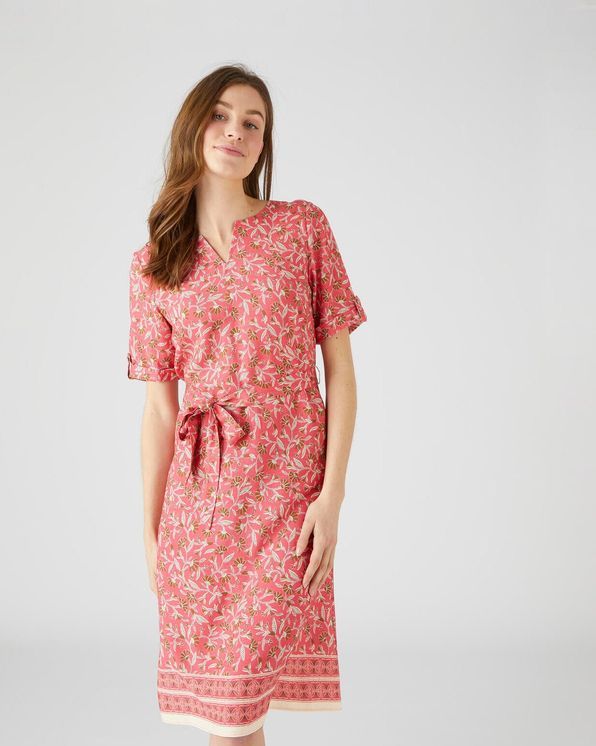 Wijde jurk met print