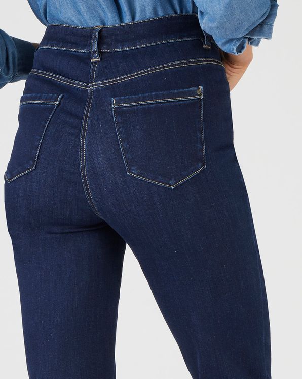 Jean flare taille haute coton stretch Perfect Fit by Damart®