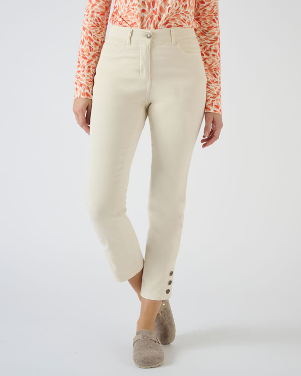 Pantalon 7/8ème coton stretch 5 poches