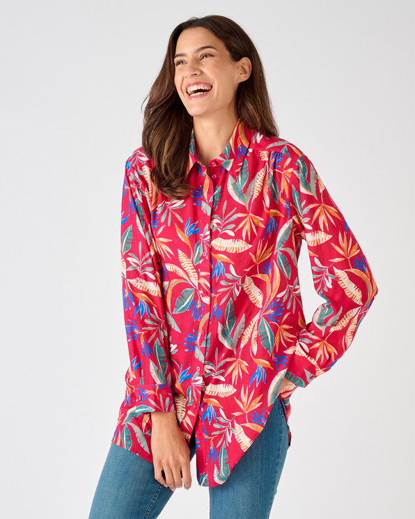 Strandblouse print Climatyl