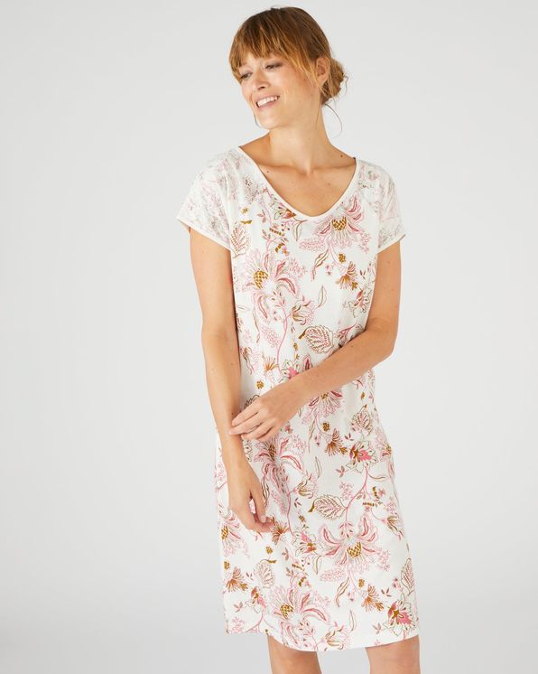 Chemise de nuit brassière intégrée