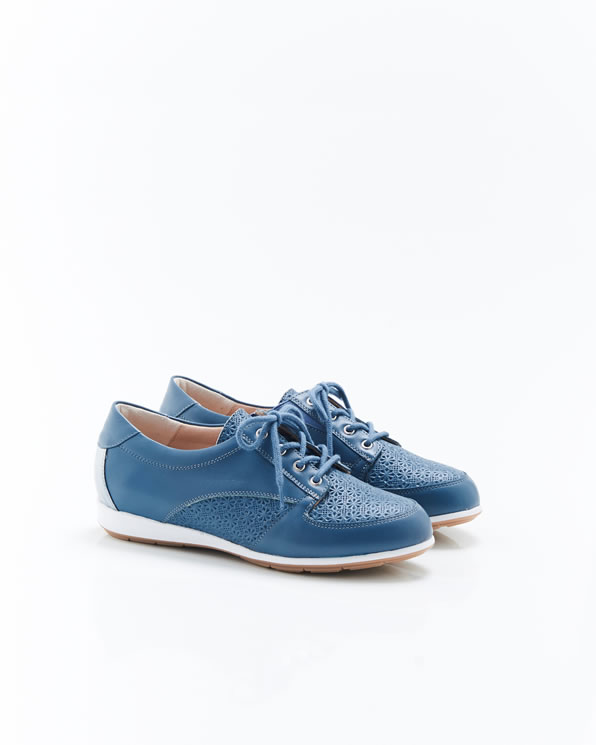 Derbies iris es lacets cuir vachette Climatyl Derbies