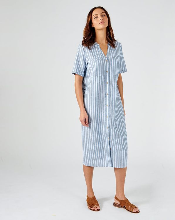 Robe mélange lin