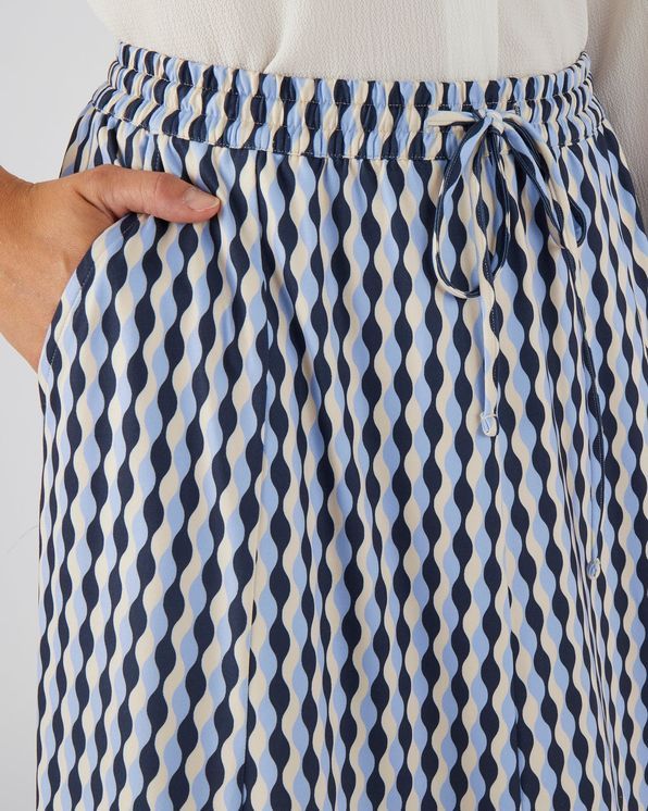 Jupe maille chaude graphique stretch