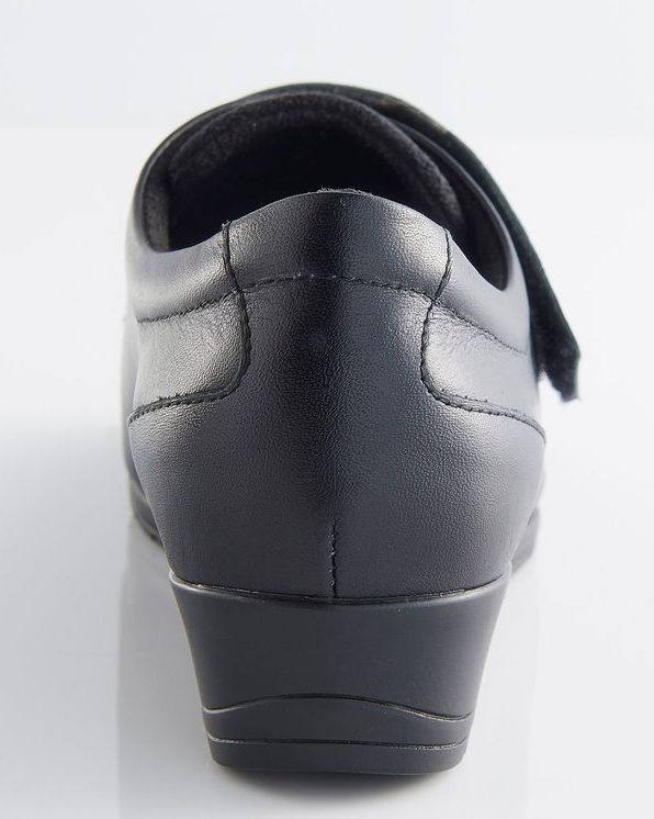 Derbies cuir vachette à scratch