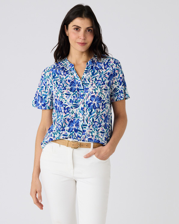 Blouse korte mouwen print Climatyl