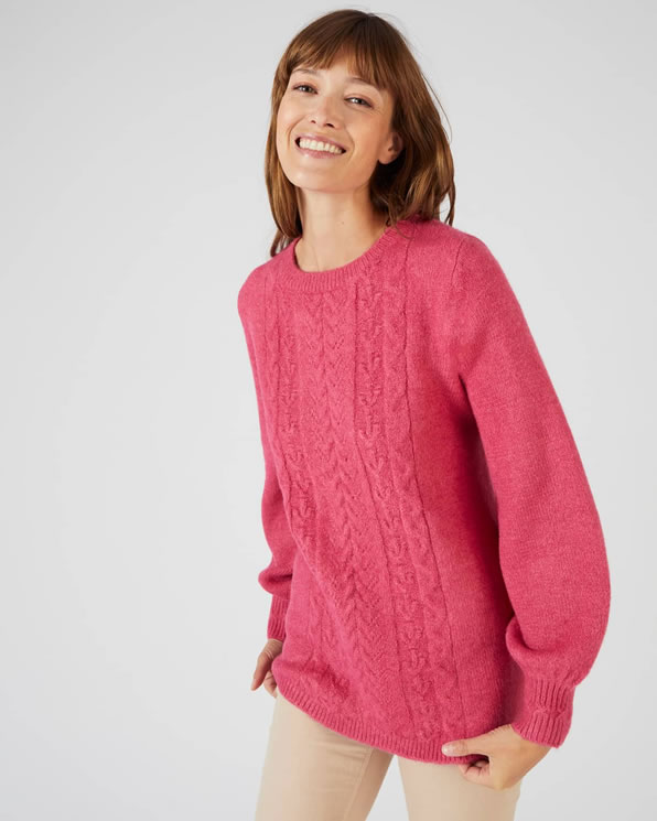 Pull Jeu de maille fantaisie Thermolactyl