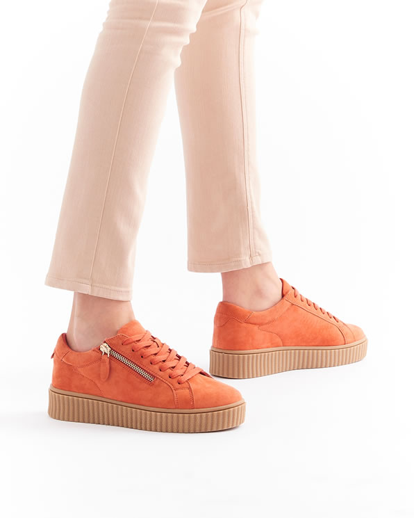 Amortyl tennisschoenen met sleehakken