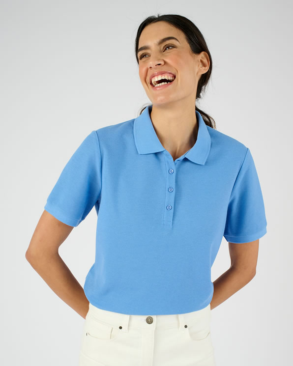 Polo maille piquée
