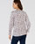 T-shirt van warm tricot met bloemenprint