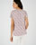T-shirt met gevlamde botanische print