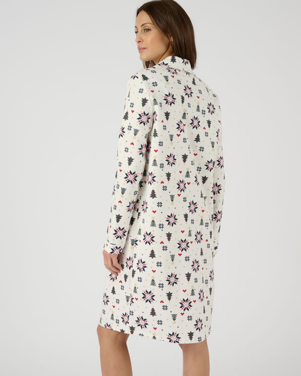 Slipdress puur katoen flanel