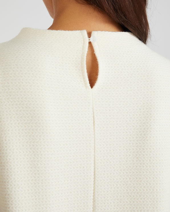 T-shirt en maille chaude jacquard