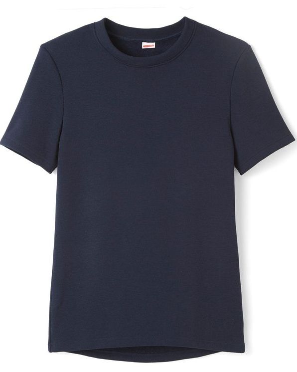 Thermolactyl T-shirt met korte mouwen, geborstelde fleece