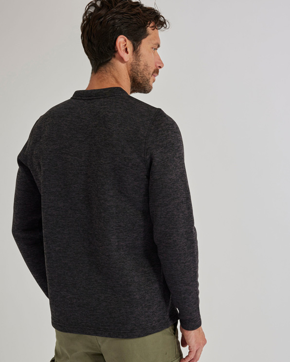 Herenfleecetrui met opstaande kraag Thermolactyl