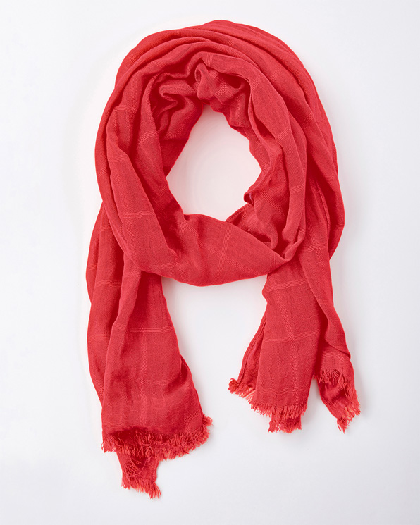 Stola van geruite stof